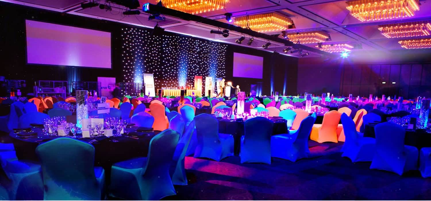 corporate event with large seating